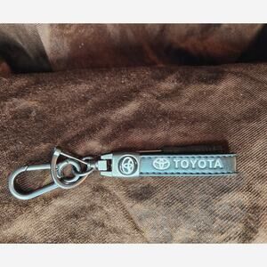 Black Car Keychain Compatible with Toyota